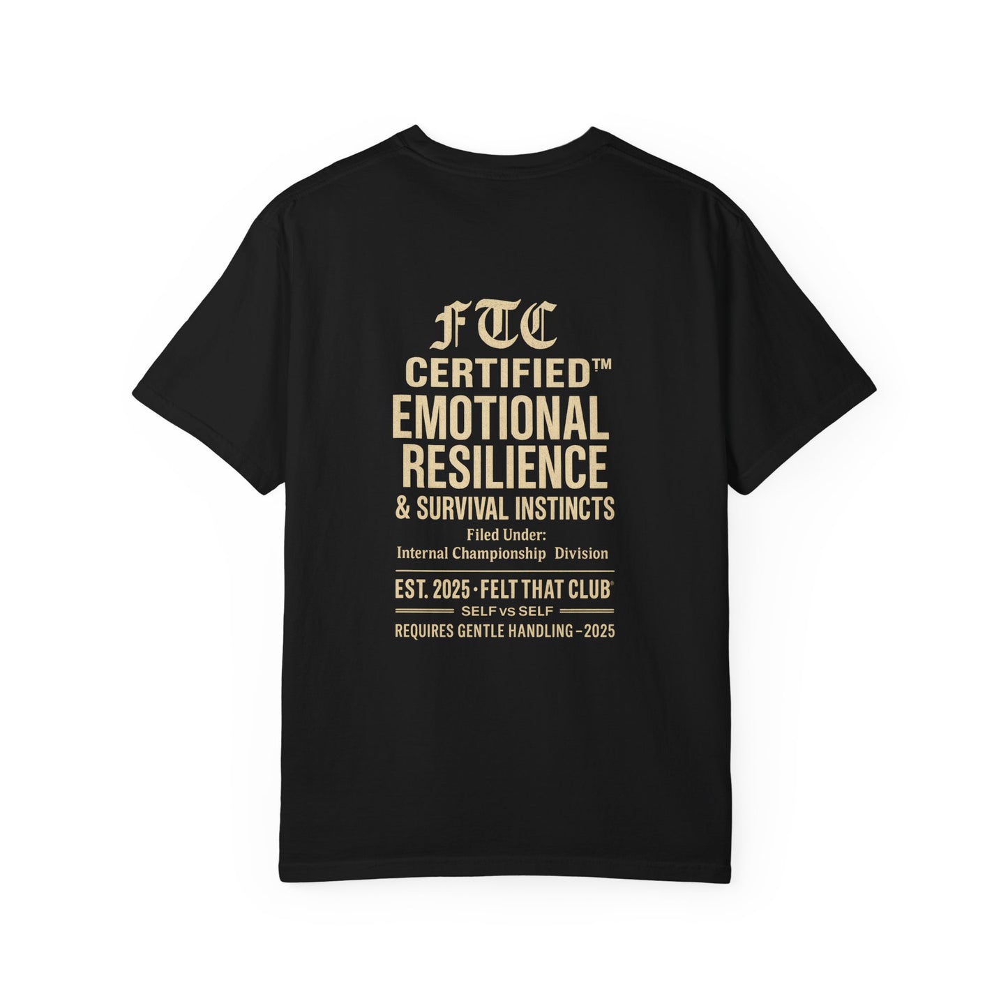 Felt That Club® Unisex T-shirt - Self vs Self (2025 Edition)